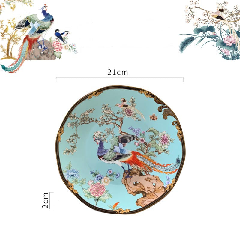 INGRI Phoenix Series Handcrafted Bone China Tableware Set - Je t'aime Resolute