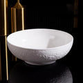 INGRI White Embossed Series – Handcrafted Bone China Tableware - Je t'aime Resolute