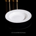 INGRI White Embossed Series – Handcrafted Bone China Tableware - Je t'aime Resolute
