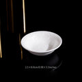 INGRI White Embossed Series – Handcrafted Bone China Tableware - Je t'aime Resolute