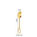 JR Ring-Handled Stainless Steel Cutlery Set (6 pcs) - Je t'aime Resolute