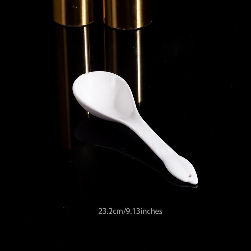 INGRI White Embossed Series – Handcrafted Bone China Tableware - Je t'aime Resolute