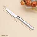 JR Diamond-Cut Stainless Steel Western Cutlery Set (5 pcs) - Je t'aime Resolute