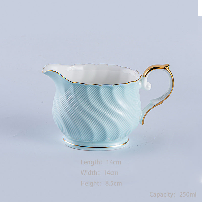 INGRI Ocean Blue Series - Handcrafted Bone China Tea Set - Je t'aime Resolute