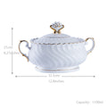 INGRI Pure White Series - Handcrafted Bone China Tableware Set - Je t'aime Resolute