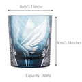 Edo Kiriko Handcrafted Pine & Crane Crystal Whisky Glass with Wooden Box - Je t'aime Resolute