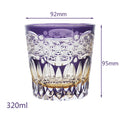 Edo Kiriko Handcrafted Prism Whisky Glass With Wooden Box - Je t'aime Resolute