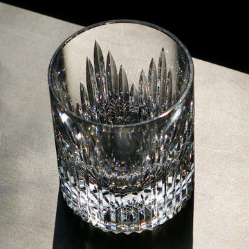 Edo Kiriko Hand-Cut Nagare Crystal Whiskey Glass