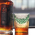 Edo Kiriko Handcrafted Landscape Whiskey Glass - Je t'aime Resolute