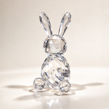 JR K9 Crystal Rabbit Figurine – Clear