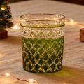 Edo Kiriko Handcrafted Dual-Tone Crystal Glass - Je t'aime Resolute