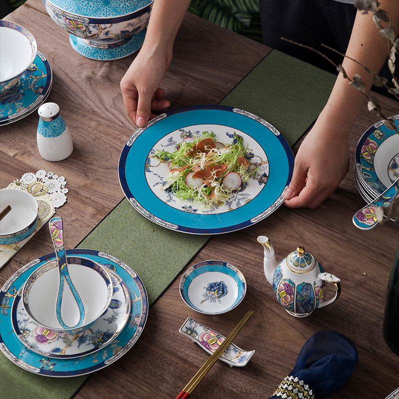 INGRI Jadeite – Handcrafted Bone China Dinnerware Set - Je t'aime Resolute