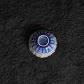 White & Deep Blue Crystalline Glaze Handmade Tea Cup – Small Ceramic Cup - Je t'aime Resolute