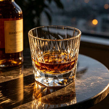 Edo Kiriko Hand-Cut Tōge Crystal Whiskey Glass