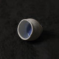 Marine Blue Crystalline Glaze Condiment Dish – 2” Handmade Ceramic Sauce Bowl - Je t'aime Resolute