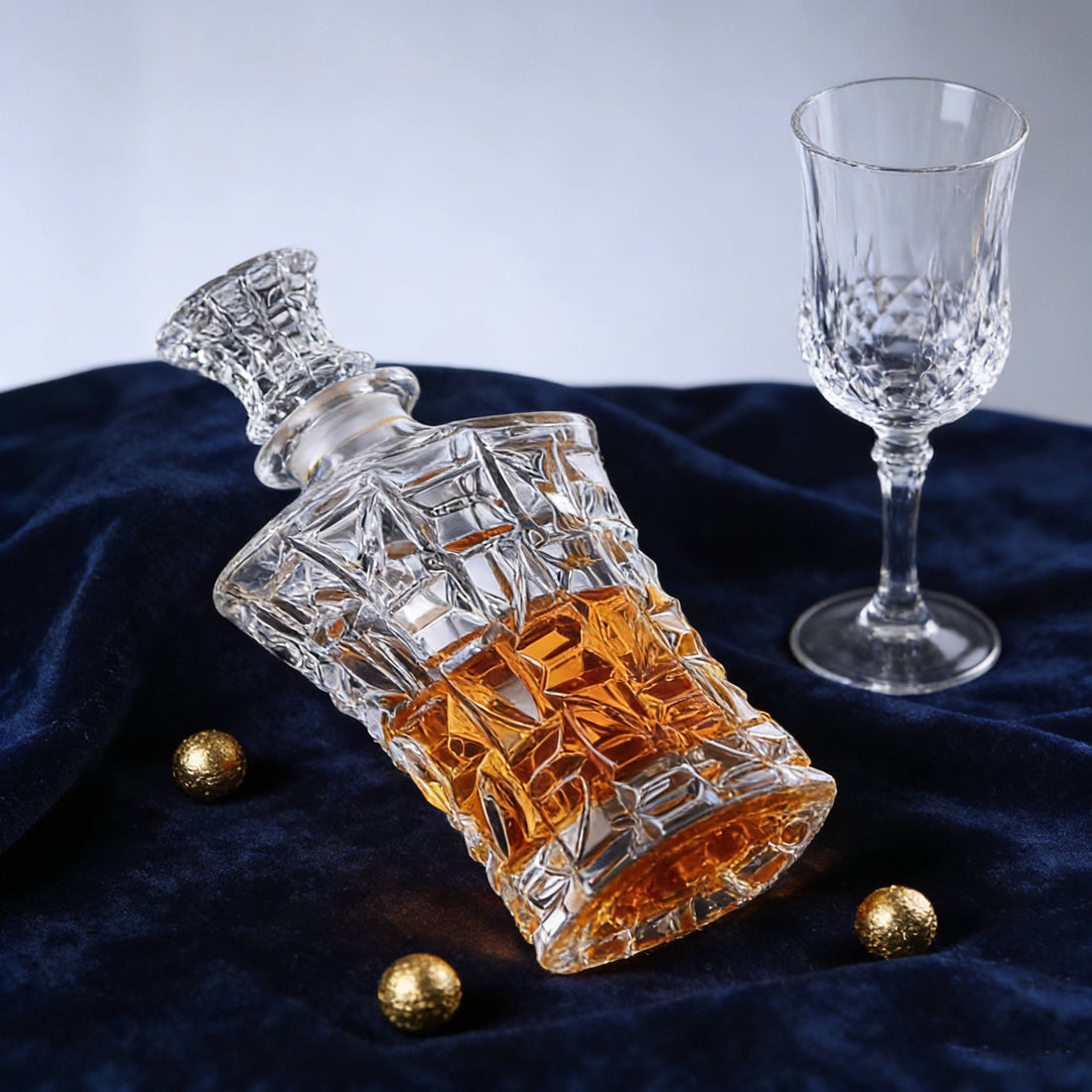 JR Beacon Crystal Whisky Decanter