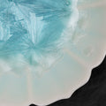 Frozen Lake | Bloom Edge Handmade Ceramic Crystalline Glaze Mini Dessert Plate - Je t'aime Resolute