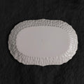 Marine Blue Crystalline Glaze Oval Plate - Je t'aime Resolute