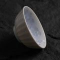 Marine Blue Textured Crystalline Glaze Bowl – Handmade Ceramic Rice Bowl 4.8