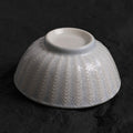 Marine Blue Textured Crystalline Glaze Bowl – Handmade Ceramic Rice Bowl 4.8