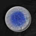 Marine Blue Crystalline Glaze Main Course Plate - Je t'aime Resolute