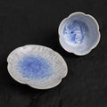 Marine Blue Crystalline Glaze Flower Tea Cup and Saucer Set – Handmade Ceramic Teaware - Je t'aime Resolute