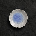 Marine Blue Crystalline Glaze Flower Tea Cup and Saucer Set – Handmade Ceramic Teaware - Je t'aime Resolute