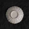 Ice Blue Crystalline Glaze Sunburst Edge Mini Dessert Plate – 4.1” Handmade Ceramic Plate - Je t'aime Resolute