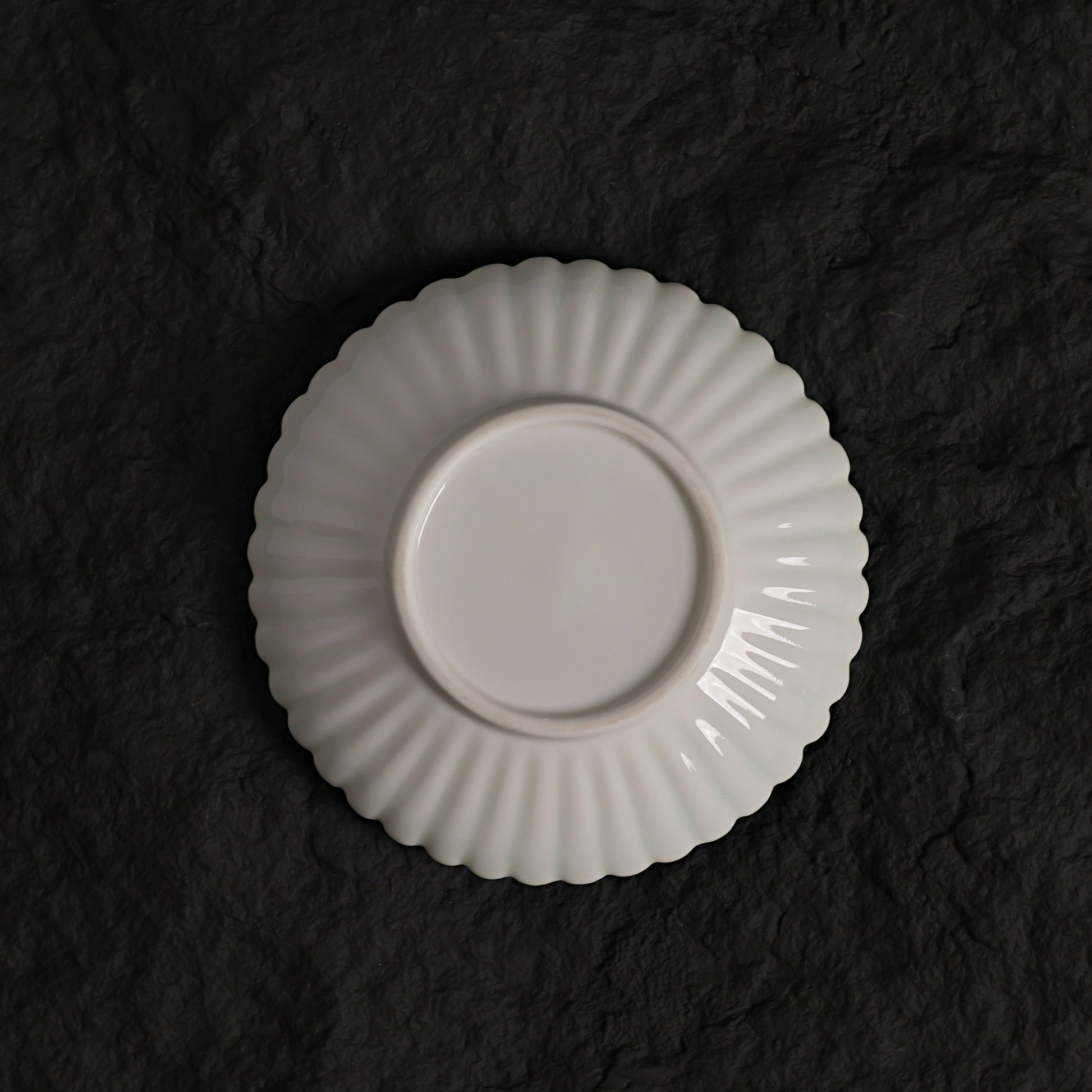 Ice Blue Crystalline Glaze Mini Dessert Plate - 4.4”Handmade Ceramic Plate - Je t'aime Resolute