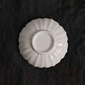 Ice Blue Crystalline Glaze Bloom Edge Mini Dessert Plate – 4.1” Handmade Ceramic Plate with Glacier Texture - Je t'aime Resolute