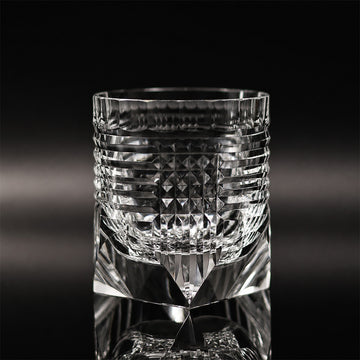 Edo Kiriko Handcrafted Intersections Whiskey Glass