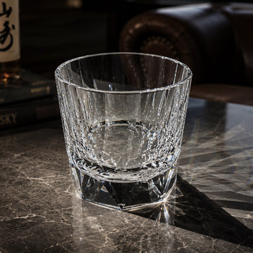 Edo Kiriko Hand-Cut Tōge Crystal Whiskey Glass