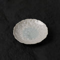 Ice White-Blue Crystalline Glaze Petite Plates - Je t'aime Resolute
