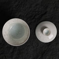 Ice White-Blue Crystalline Glaze Tea Cup & Saucer Set – Handmade Ceramic Teaware - Je t'aime Resolute