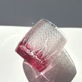 Edo Kiriko Pink Whiskey Glass - Je t'aime Resolute
