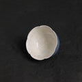 Deep Blue Crystalline Glaze Flower-Edge Tea Cup – 3.1