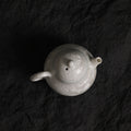 Mini Glacier White Crystalline Glaze Teapot - Je t'aime Resolute