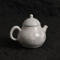 Mini Glacier White Crystalline Glaze Teapot - Je t'aime Resolute