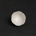 Deep Blue Crystalline Glaze Flower-Edge Tea Cup – 3.1