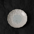 Ice White-Blue Crystalline Glaze Petite Plates - Je t'aime Resolute