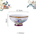 INGRI Purple Phoenix - Handcrafted Bone China Tableware  (Individual Piece) - Je t'aime Resolute