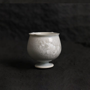 Marine Lapis | Handmade Ceramic Crystalline Glaze Sake Cup - Je t'aime Resolute