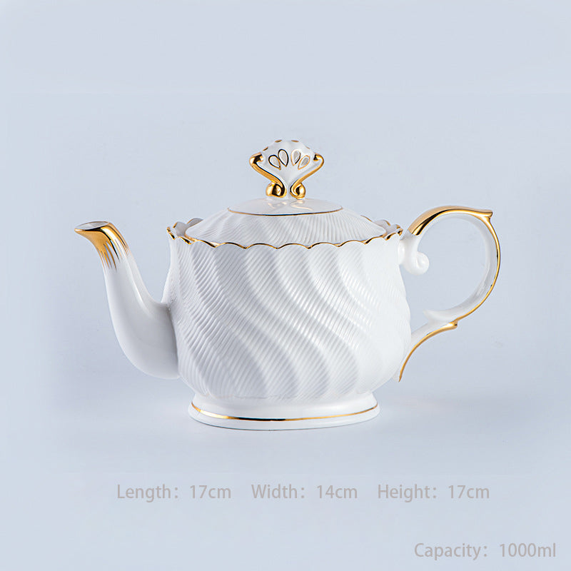 INGRI Ocean Blue Series - Handcrafted Bone China Tea Set - Je t'aime Resolute