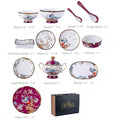 INGRI Purple Phoenix - Handcrafted Bone China Tableware Set - Je t'aime Resolute