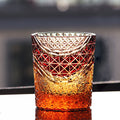 Edo Kiriko Handcrafted Landscape Whiskey Glass - Je t'aime Resolute
