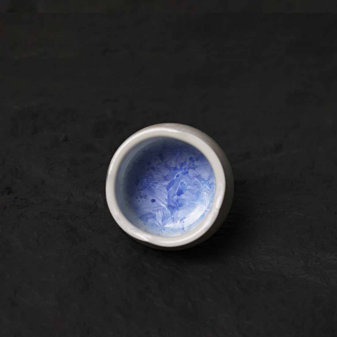 Marine Lapis | Handmade Ceramic Crystalline Glaze Sake Cup