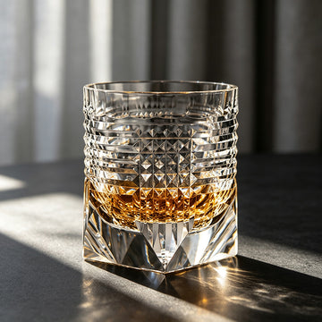 Edo Kiriko Handcrafted Intersections Whiskey Glass