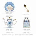 INGRI Golden Garden – Handcrafted Bone China Tea Set - Je t'aime Resolute