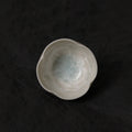 Ice White-Blue Crystalline Glaze Floral Mini Teacup Set – Handmade Four-Petal Cup with Wave-Patterned Saucer - Je t'aime Resolute
