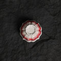 White&Red Crystalline Glaze Handmade Tea Cup – 3.3